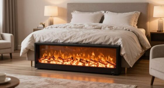 choose bedroom electric fireplace