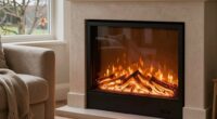 cover electric fireplace off season