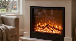 cover electric fireplace off season
