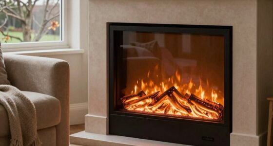 cover electric fireplace off season