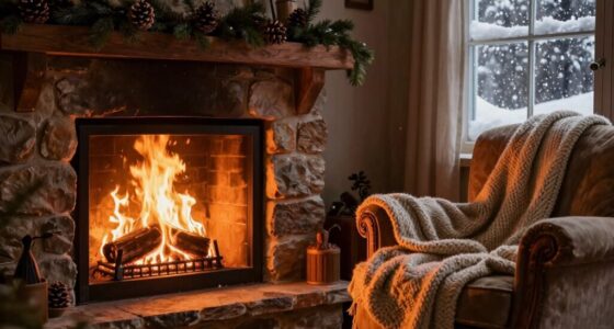 cozy warm winter ambiance