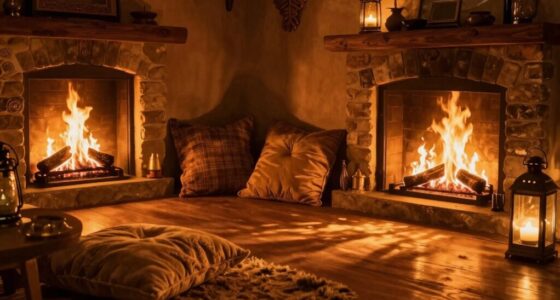 create cozy flame ambiance