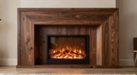 custom built in electric fireplace
