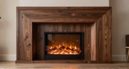custom built in electric fireplace