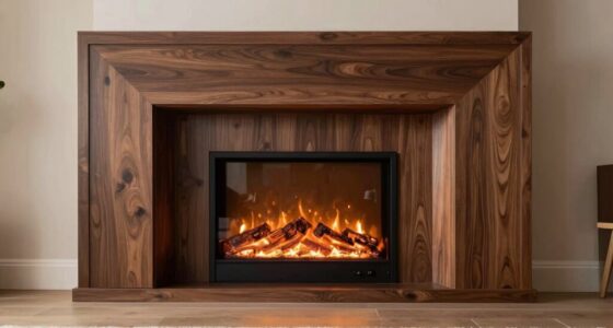 custom built in electric fireplace