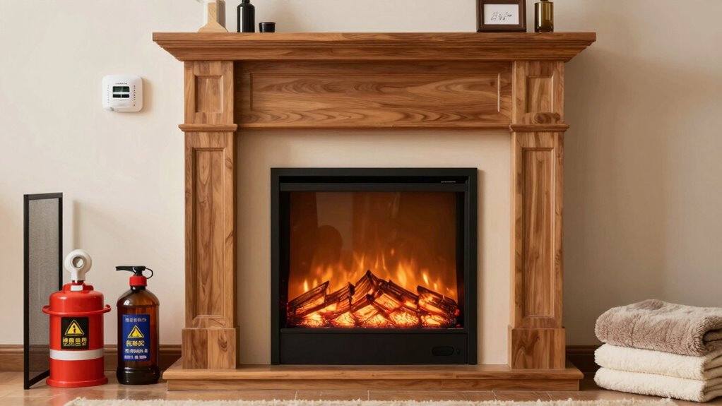 daily electric fireplace safety routines