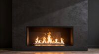 dark wall fireplace styles