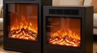 decorative vs heating fires