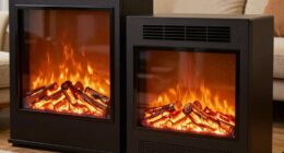 decorative vs heating fires