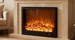 efficient electric fireplace operation
