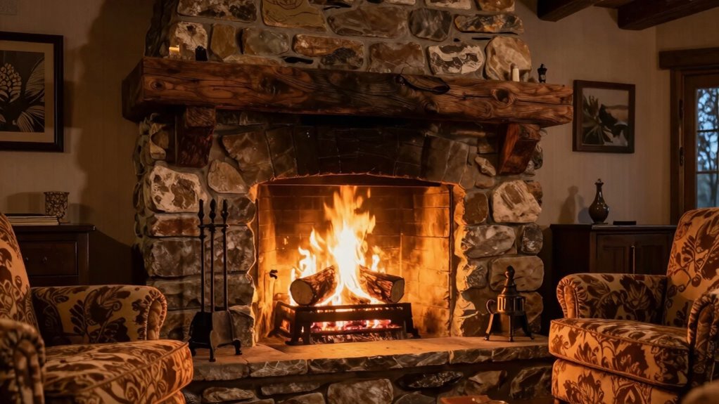 efficient well installed large fireplaces
