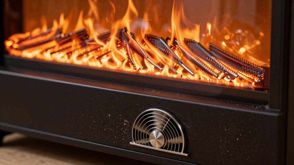 electric fireplace fan maintenance