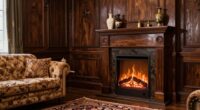 electric fireplace fits traditional