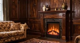electric fireplace fits traditional