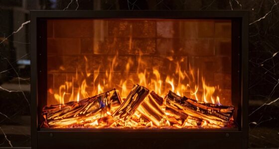 electric fireplace heat output