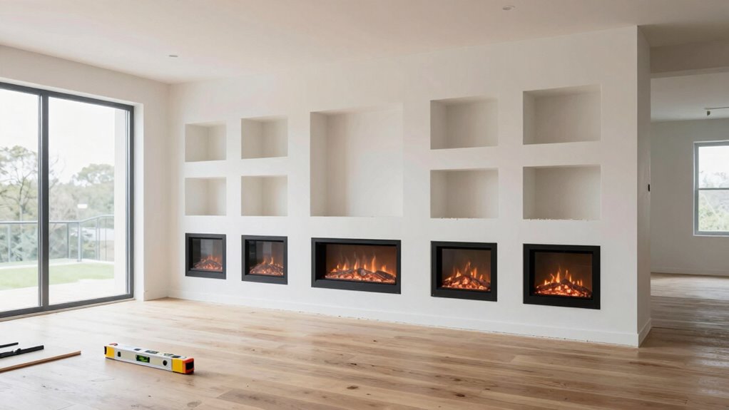 electric fireplace installation planning