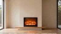 electric fireplace room heating