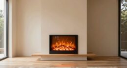 electric fireplace room heating