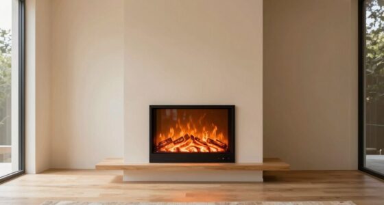 electric fireplace room heating