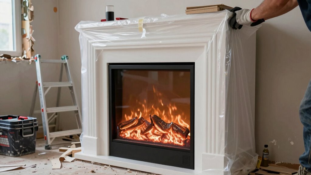 electric fireplace safety planning