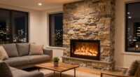 electric fireplace suitability