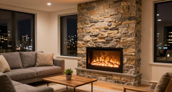 electric fireplace suitability