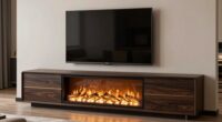 electric fireplace tv consoles