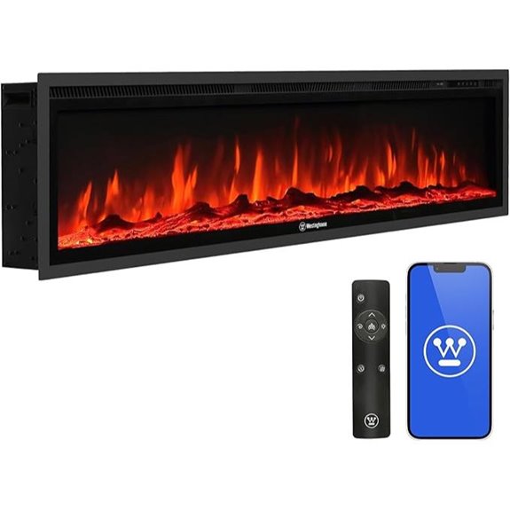 electric fireplace with alexa