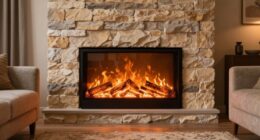 electric fireplaces generate heat