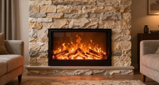 electric fireplaces generate heat