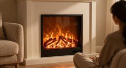electric fireplaces heat air