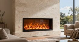 electric fireplaces in mild climates