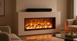 electric fireplaces with speakers