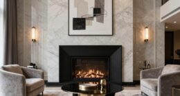 elegant fireplace interior integration