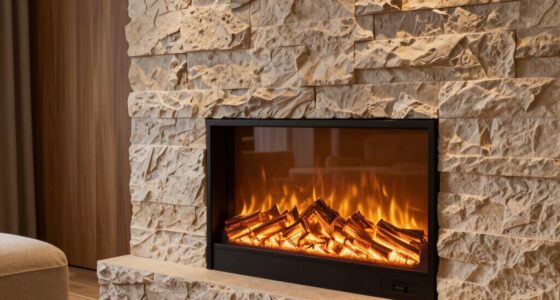 enhance fireplace with textures