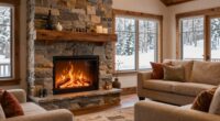 features for vacation fireplaces