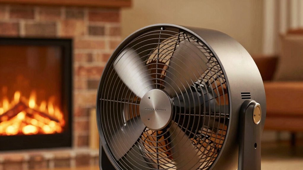 fireplace fan noise causes