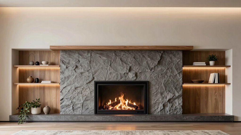 fireplace wall safety considerations