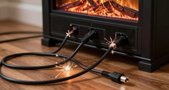 fireplaces should not use cords