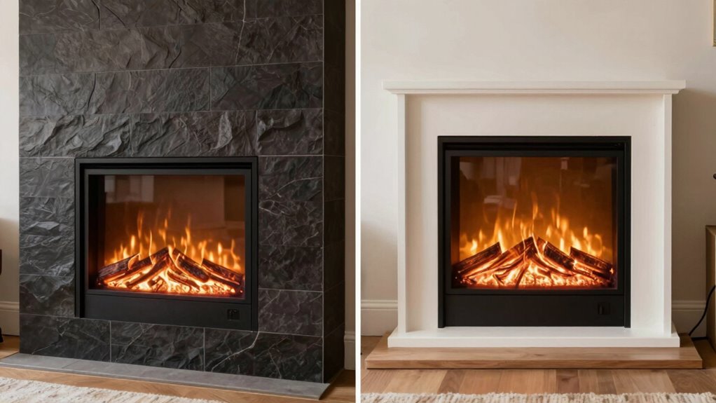 hardwired vs plug in fireplaces