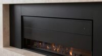 hidden controls enhance fireplace aesthetics