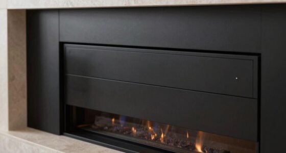 hidden controls enhance fireplace aesthetics