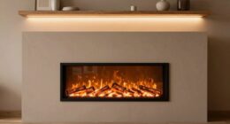 installing electric fireplace indoors