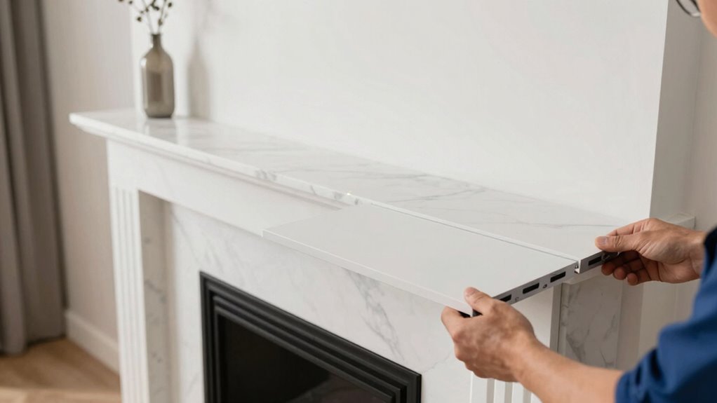 mantel installation considerations and materials