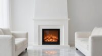 matching electric fireplaces decor