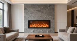 matching fireplace style layout