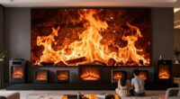 media walls influence fireplace choices