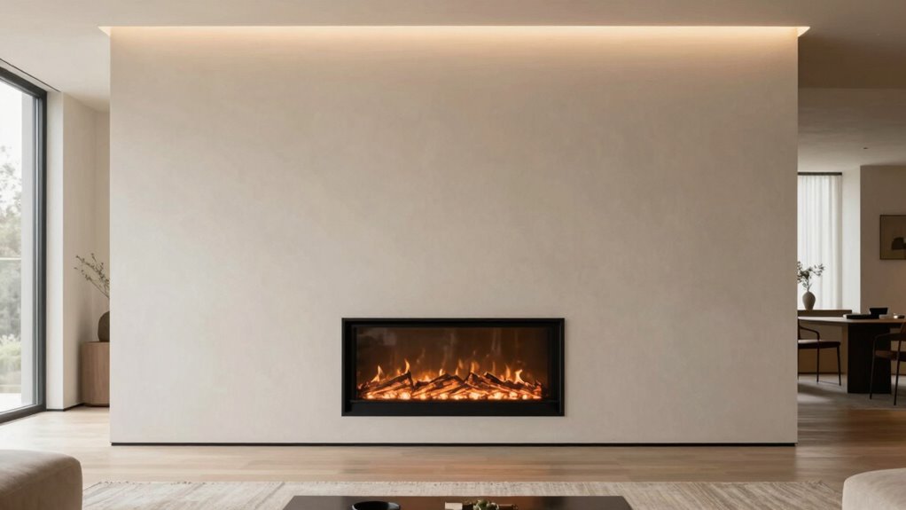 optimal electric fireplace placement