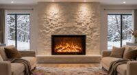 optimal electric fireplace placement