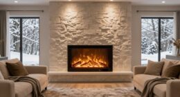 optimal electric fireplace placement